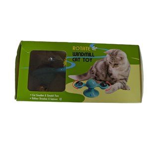 Pet Toys Cat Windmill Fidget Spinner for Kitten with Catnip Bell Ball Turntable